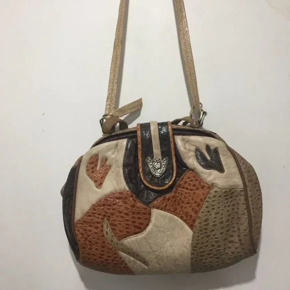 VINTAGE PATCHWORK HANDBAG - Picture 5 of 7